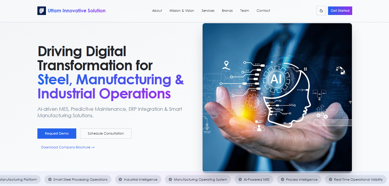 Uttam Innovative Solution — section before